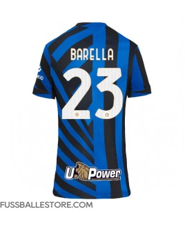 Günstige Inter Milan Nicolo Barella #23 Heimtrikot Damen 2024-25 Kurzarm